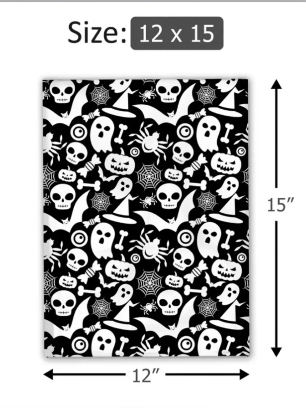 *Buy Now* 25 12 X 15 Halloween Pattern Poly Mailers